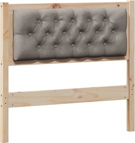 vidaXL Fejtámla Egyéb Barna és taupe 90 cm Tömör fenyőfa