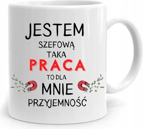 Bögre A Főnök Ajándéka Ez A Munka Öröm A fényképes nyomtatással
