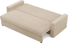 Zeus kanapéágy, kordbársony, hab töltet, egyenes kartámasz, bézs