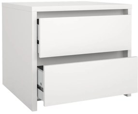 Fehér éjjeliszekrény Next – Tvilum