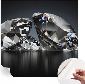 Öntapadós tapéta Fali furnér 3D hatás Kristály szépség 250x250 cm