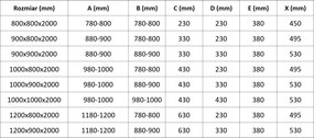 Mexen Exo félköríves aszimmetrikus tolóajtós zuhanykabin 100 x 80 cm, átlátszó, króm - 8132-100-080-01-00