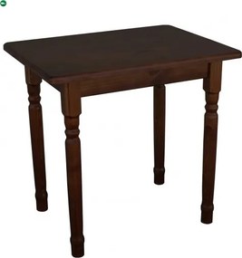Étkezőasztal faragott lábbal 90x50 barna