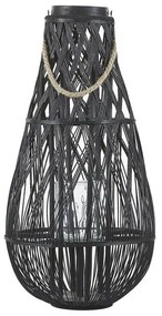 Fekete bambuszlámpás 77 cm TONGA Beliani