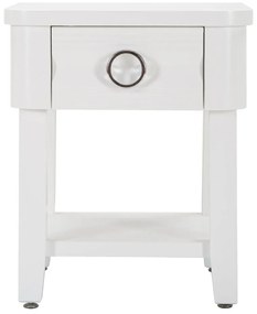 Fehér jegenyefenyő éjjeliszekrény Shine – Mauro Ferretti