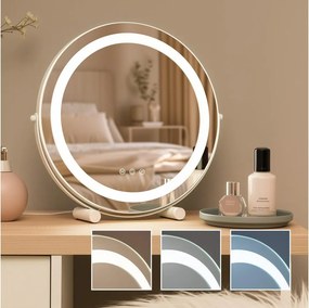 BRILAGI - LED fényerőszabályozható sminktükör CALIFORNIA LED/17W/230V átm. 42 cm fehér