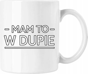 Bögre Teljesen Orrban Fehér 330ml