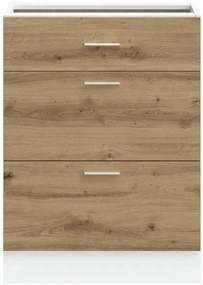 vidaXL “Lyon” konyhai alapszekrény Artisan Oak Engineered Wood