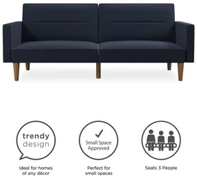 Mainstays sötétkék kinyitható kanapé - Støraa