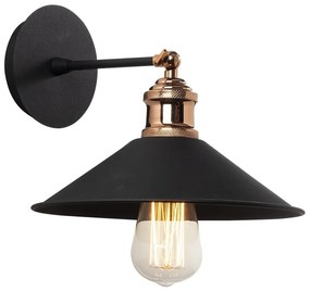 Fekete fali lámpa Berceste – Opviq lights