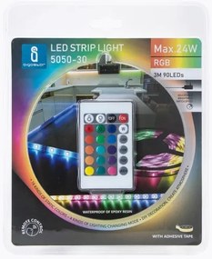 Aigostar - LED RGB Dimmelhető szalag 3m LED/24W/12/230V IP65 + távirányító