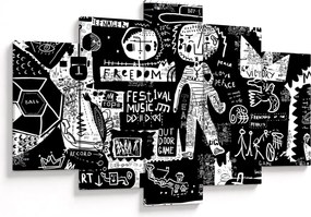 Kép - Graffiti (150x105 cm)