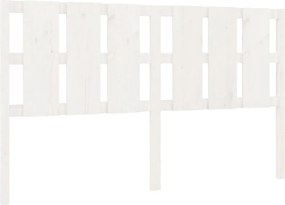 vidaXL fehér tömör fenyőfa ágyfejtámla 165,5 x 4 x 100 cm