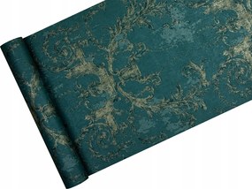 Tapéta barokk, Ezüst Dísz Kék