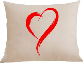 Párna párnahuzat Szív Szerelem Valentin nap