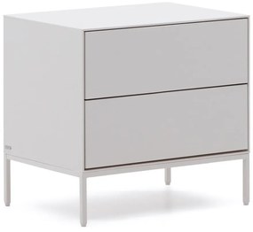Fehér éjjeliszekrény Vedrana – Kave Home