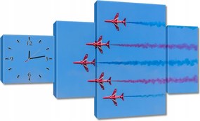 Faliórák 130x80 Repülőgépek bemutató