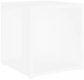 fehér szerelt fa kisasztal 33 x 33 x 34,5 cm