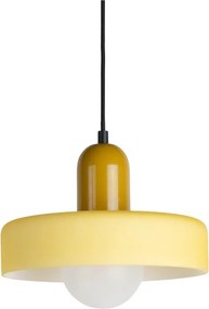 Sárga függőlámpa ø 25 cm Opaco Grato – Leitmotiv