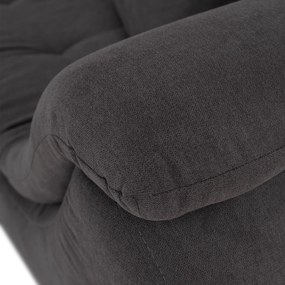 Ülőgarnitúra, szürkésbarna/sárga, szövet, balos, BRATO