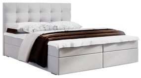 Franciaágy Boxspring 140 cm Fade 2 (bézs) (matraccal és tárolóhellyel). 1046492