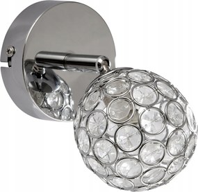 Fali lámpa Candellux átlátszó, ezüst G9 40 W