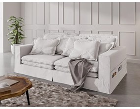 Fehér kanapé 236 cm Nora – Ropez
