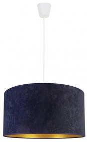 Duolla - Csillár zsinóron ROLLER 1xE27/40W/230V átm. 40 cm kék