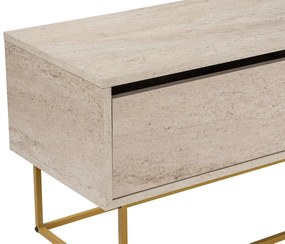 TV szekrény Escape 180 - Arany, Travertine