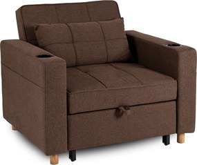 Dönthető fotel barna, SOLOR