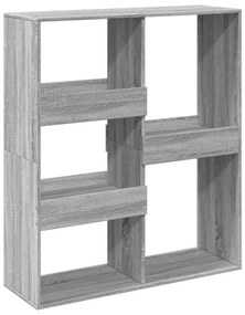 szürke sonoma színű szerelt fa térelválasztó 100x33x115 cm