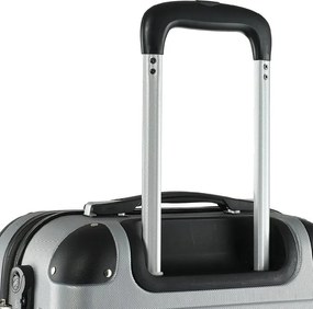 Deuba Set 4 db utazóbőrönd - ezüst