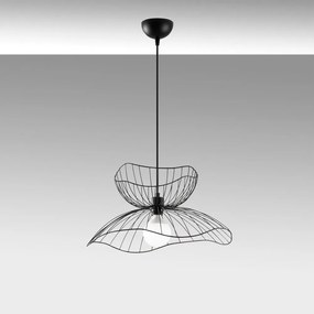 Fekete függőlámpa fém búrával ø 50 cm Farac – Opviq lights