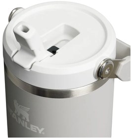 Szürkésbézs termosz 890 ml IceFlow Flip Straw 2.0 – Stanley