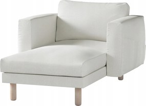 Dekoria Norsborg sezlonhuzat Ikea karfával, fehér