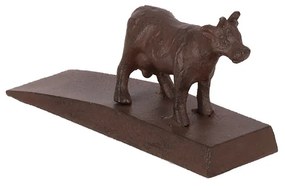 Öntöttvas ajtókitámasztó ék, bocis, 13 x 6 cm