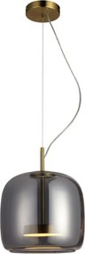 ITALUX PND-17760A-BRSSSG CASTE Modern Függesztett Lámpa Füstös, Arany LED IP20