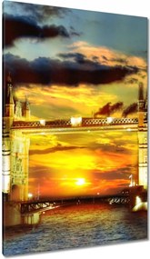 Vászonkép 80x120 Tower Bridge London Anglia Naplemente