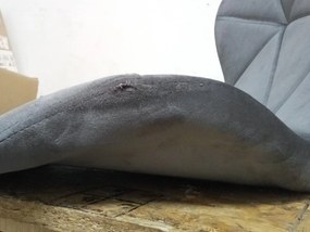AKCIÓ Szürke irodai szék AVOLA VELVET II. osztály