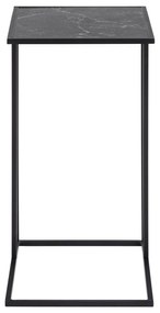 Tárolóasztal márvány dekoros asztallappal 43x35 cm Infinity – Actona