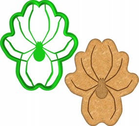 Forma Lyukasztó Mézeskalács kiszúró Halloween Pók Fekete özvegy