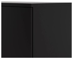 Fekete komód 176x90x49 cm Roomers – Tvilum
