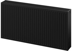 Mexen C33, panelradiátor 900 x 1200 mm, oldalsó csatlakozás, 3819 W, fekete, W433-090-120-70