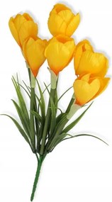 Krokodilok művirág csokor sárga dekoráció kompozíció