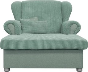 Mentazöld kordbársony heverő Lord – Ropez