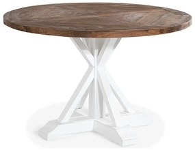 Asztal Scandinavian Choice 796Fehér, Szilfa, 76cm, Fa, Fa
