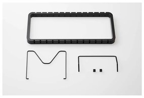 Tower fekete állítható fedőtartó állvány - YAMAZAKI