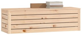 tömör fenyőfa tárolóláda 109 x 36,5 x 33 cm