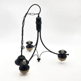 Brilagi - LED Csillár láncon COTTAGE 3xG9/40W/230V bükkfa/fehér