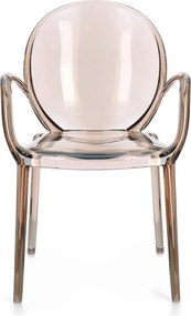 Világosbarna műanyag kerti szék Camilla – Bizzotto